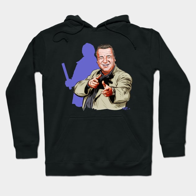 Ray Winstone - An illustration by Paul Cemmick Hoodie by PLAYDIGITAL2020